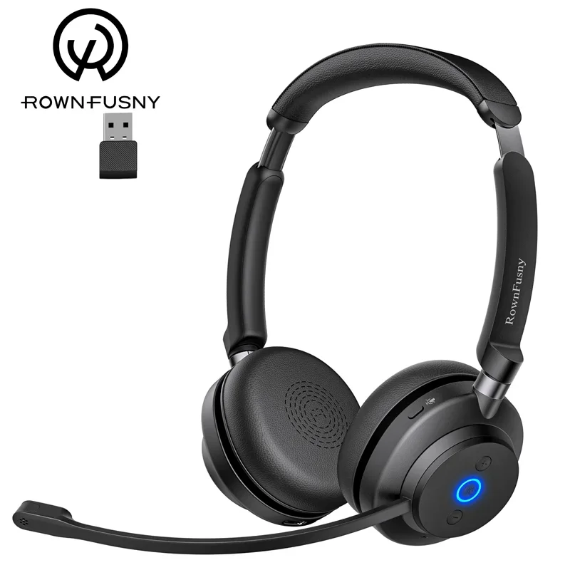 Rownfusny R02 Беспроводная гарнитура с микрофоном для работы Hi-Fi стерео шумоподавление Bluetooth-наушники для ПК, ноутбука, IPhone, масштабирования
Rownfusny R02 Беспроводная гарнитура с микрофоном для работы Hi-Fi стерео шумоподавление Bluetooth-наушники для ПК, ноутбука, IPhone, масштабирования