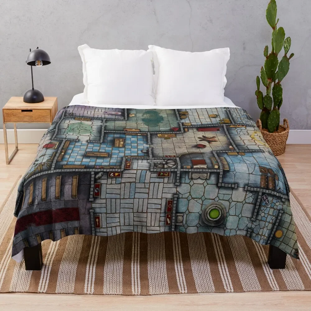 Dungeon Delve Adventure Fantasy RPG Map Throw Blanket Soft Breathable Blanket for Night Sleeping
Dungeon Delve Adventure Fantasy RPG Map Throw Blanket Soft Breathable Blanket for Night Sleeping