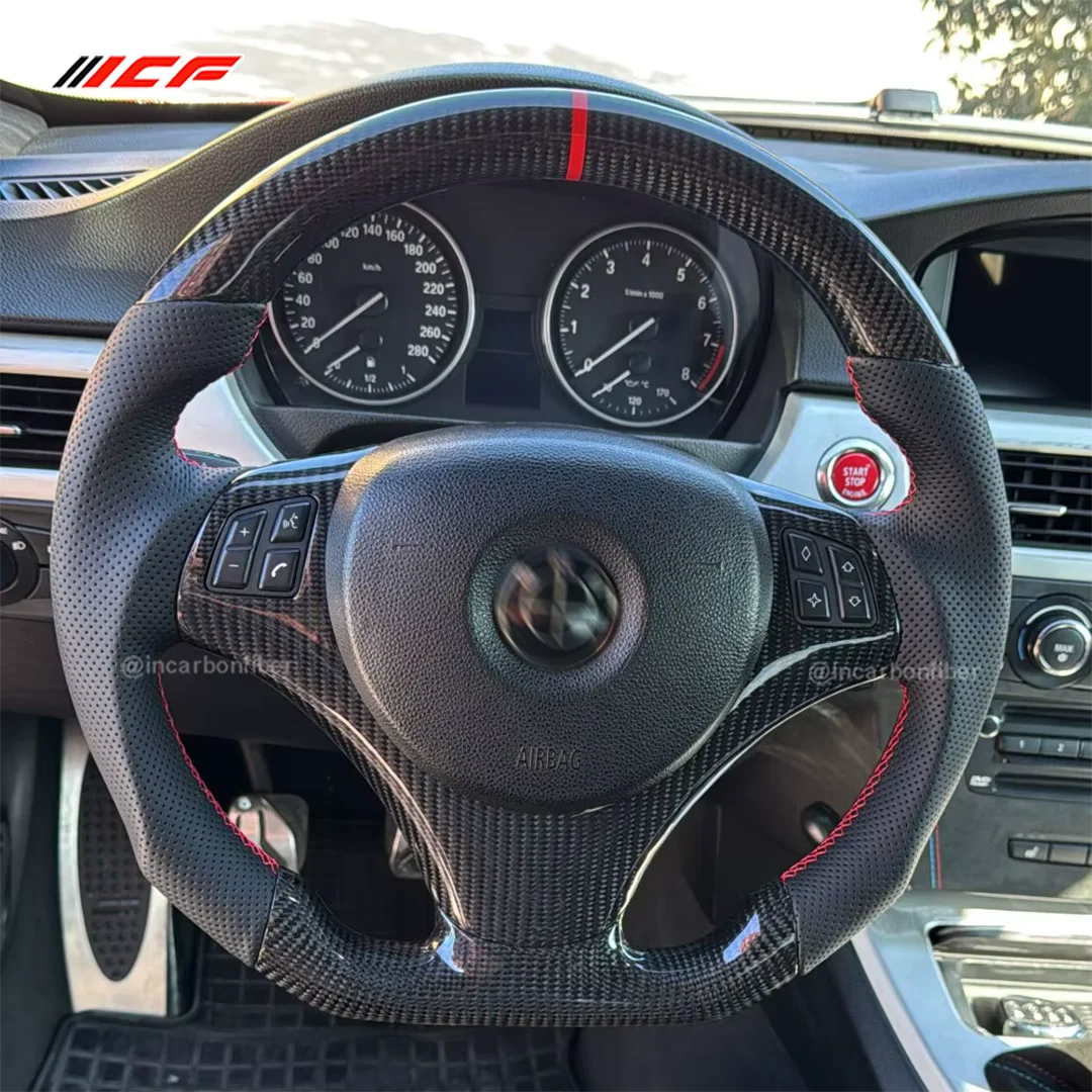 For BMW 3 Series E82 E84 E87 X1 E90 320d E92 E93 320i(No Paddle Shifters) 100% Real Carbon Fiber Car Steering Wheel
For BMW 3 Series E82 E84 E87 X1 E90 320d E92 E93 320i(No Paddle Shifters) 100% Real Carbon Fiber Car Steering Wheel