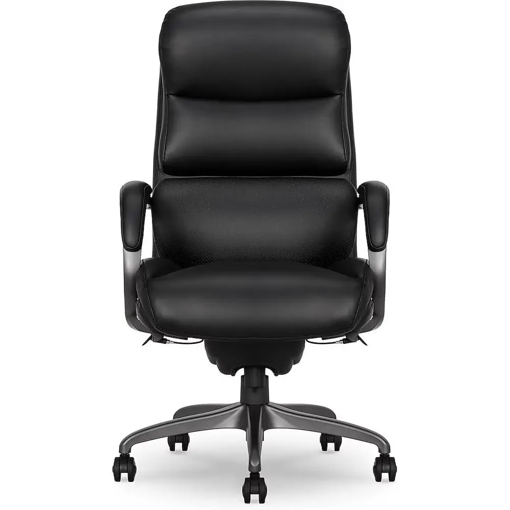 Ergonomic Executive Office Chair, Bonded Leather, Swivel, Reclining, Adjustable Armrests, Lumbar Support, Black
Ergonomic Executive Office Chair, Bonded Leather, Swivel, Reclining, Adjustable Armrests, Lumbar Support, Black