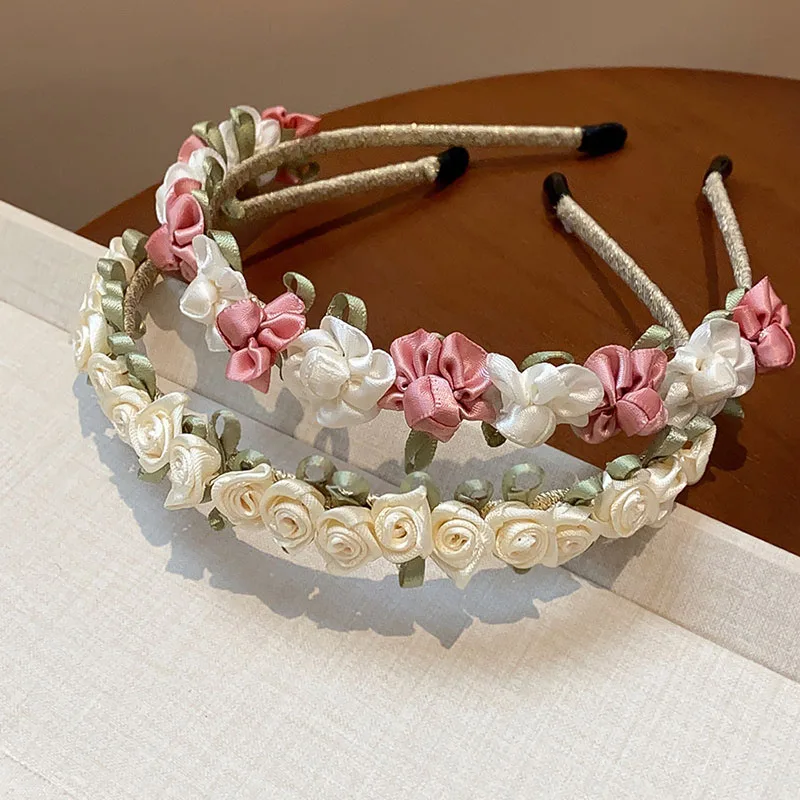 2Pcs Women Girls Handmade Flower Hairbands Wedding Bridal Headdress Bridesmaid Party Hair Accessories Elegant Headwear
2Pcs Women Girls Handmade Flower Hairbands Wedding Bridal Headdress Bridesmaid Party Hair Accessories Elegant Headwear