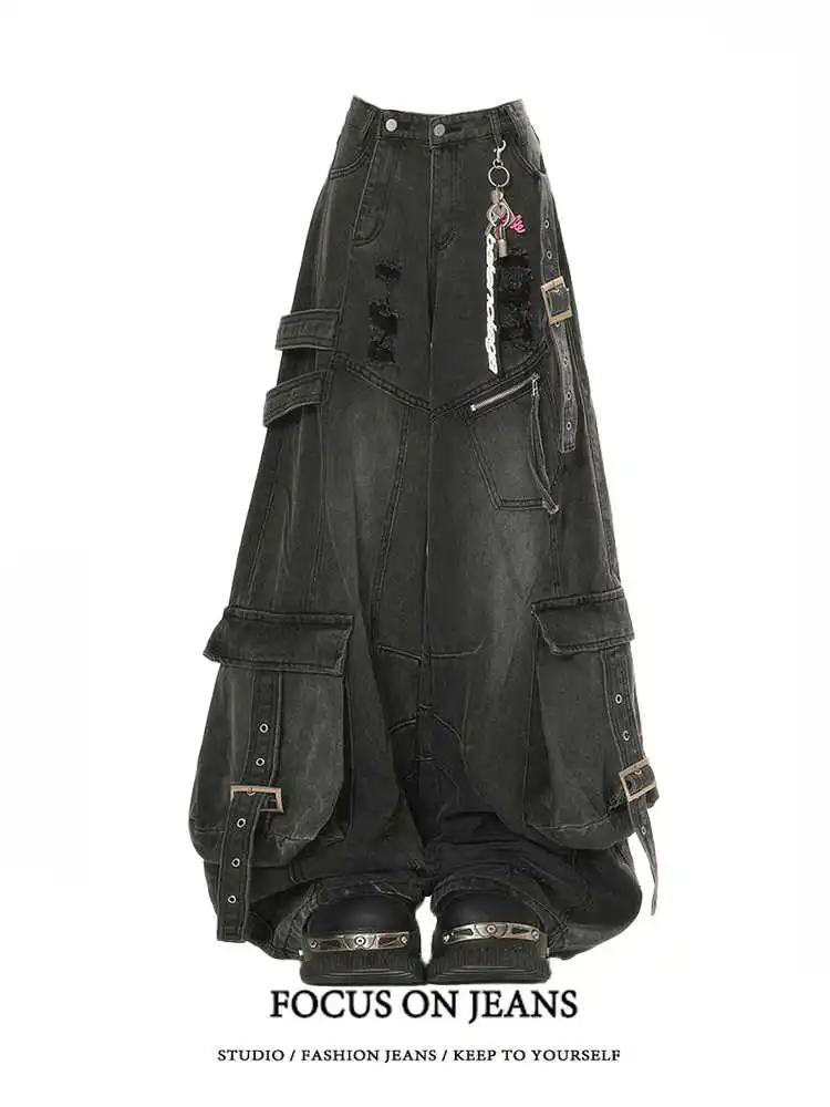 Black Jeans Women American Style Y2K 90S Vintage High Waisted Jean Straight Trouser Streetwear Casual Loose Wide Leg Denim Pants
Black Jeans Women American Style Y2K 90S Vintage High Waisted Jean Straight Trouser Streetwear Casual Loose Wide Leg Denim Pants