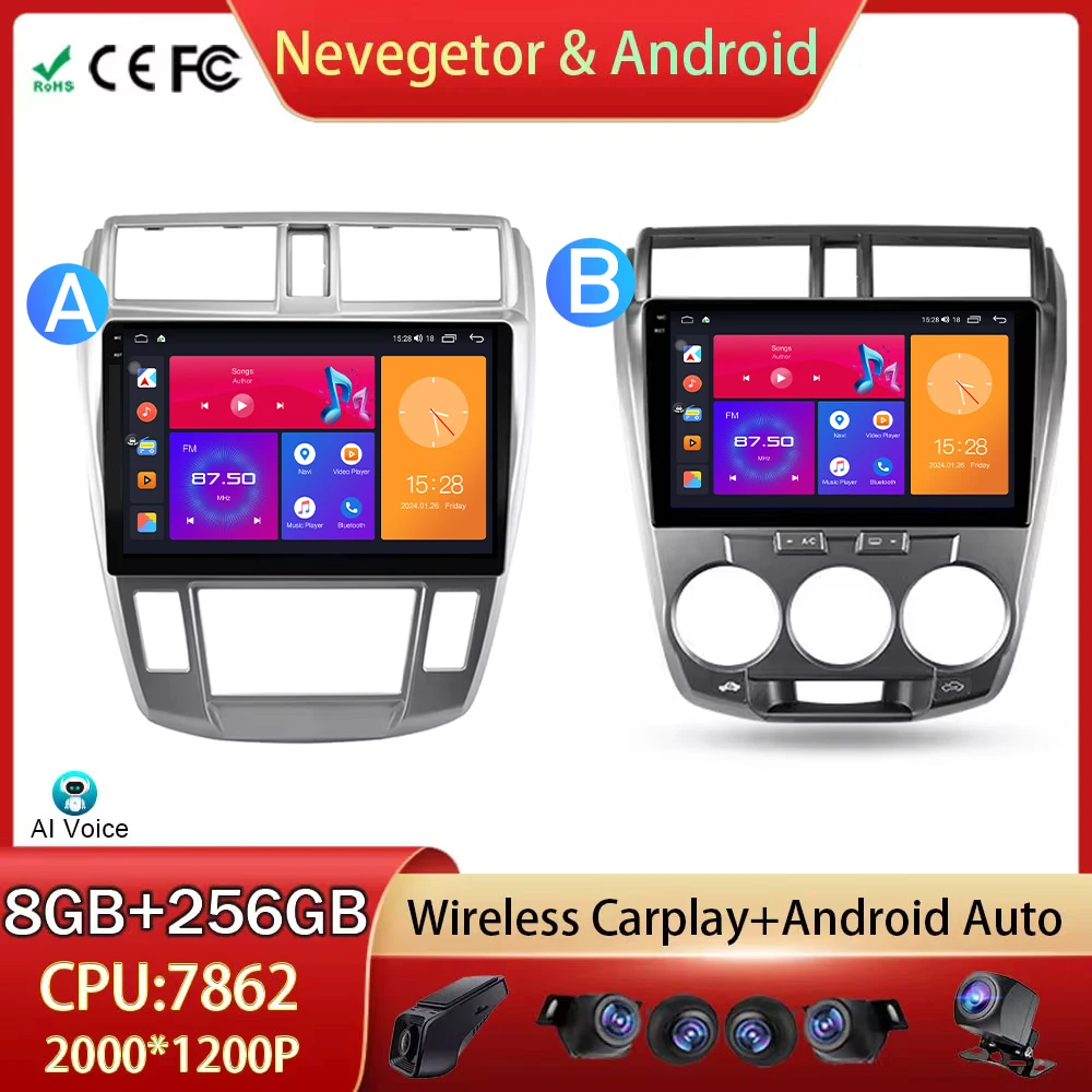 Автомагнитола для Honda City 2008-2013, автомагнитола на Android, автомагнитола, мультимедийный видеоплеер, GPS-навигация, сенсорный экран, BT, No 2din, DVD
Автомагнитола для Honda City 2008-2013, автомагнитола на Android, автомагнитола, мультимедийный видеоплеер, GPS-навигация, сенсорный экран, BT, No 2din, DVD
