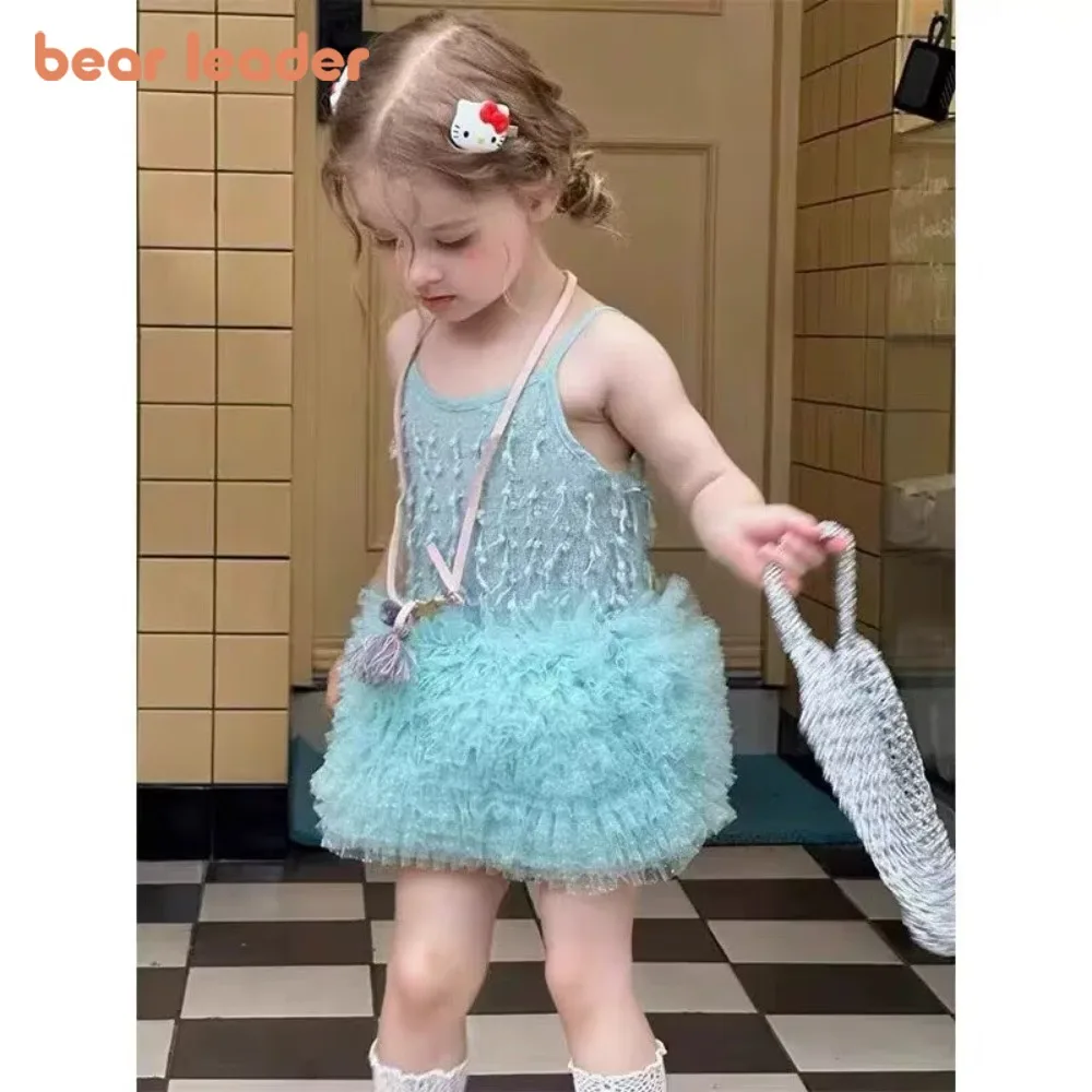 Bear Leader Sweet and Cute Princess Girls Dresses Lace Splicing Little Girl Carnival Dress Summer Birthday Party Children's Wear
Bear Leader Sweet and Cute Princess Girls Dresses Lace Splicing Little Girl Carnival Dress Summer Birthday Party Children's Wear