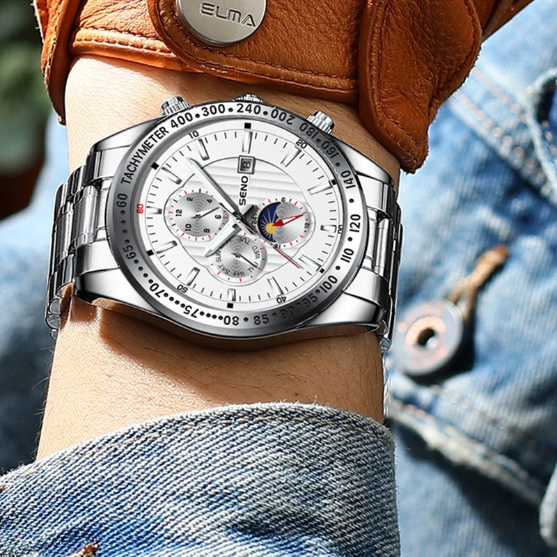 New Men's Watch Fashion Calendar Luminous Waterproof Quartz Large Dial Watch
New Men's Watch Fashion Calendar Luminous Waterproof Quartz Large Dial Watch