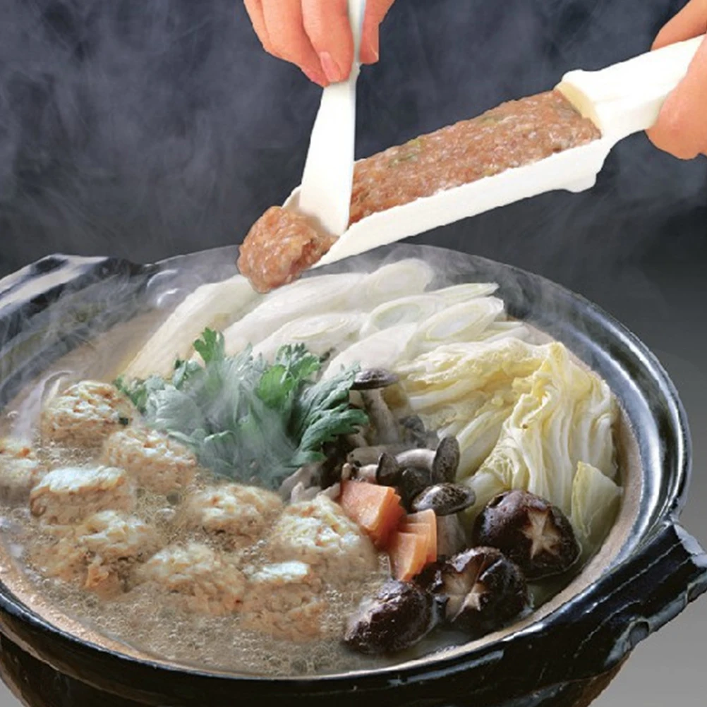 4 set Meatball Maker Fish Ball Spoon Set Double Ends Size Tools For Hot Pot Cooking Food Preparation Spade Sets
4 set Meatball Maker Fish Ball Spoon Set Double Ends Size Tools For Hot Pot Cooking Food Preparation Spade Sets