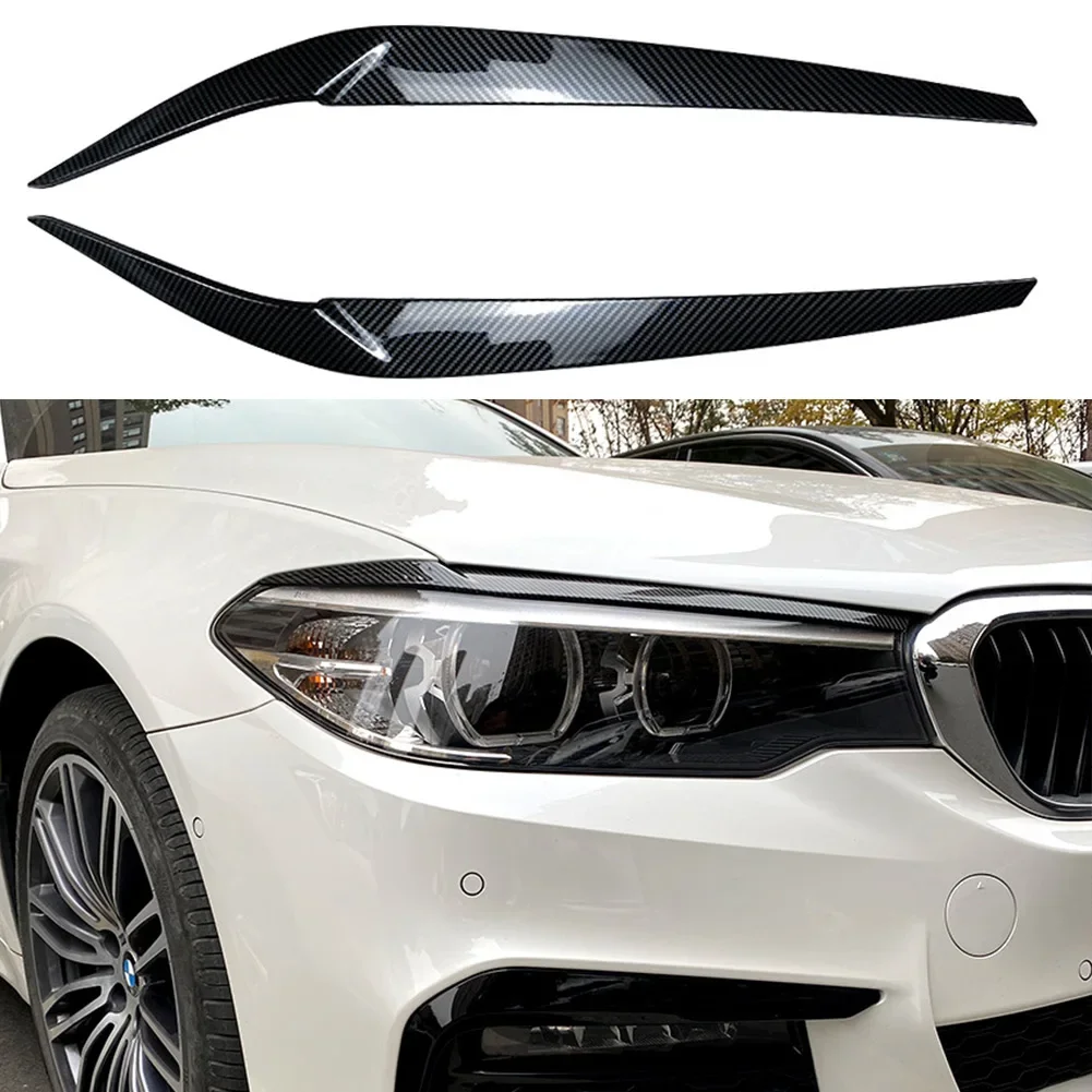 2Pcs Front Headlight Eyelid Eyebrow Trim for BMW 5 Series G30 G31 G38 F90 M5 525I for 530I 540I 2017-2021 car Accessories
2Pcs Front Headlight Eyelid Eyebrow Trim for BMW 5 Series G30 G31 G38 F90 M5 525I for 530I 540I 2017-2021 car Accessories