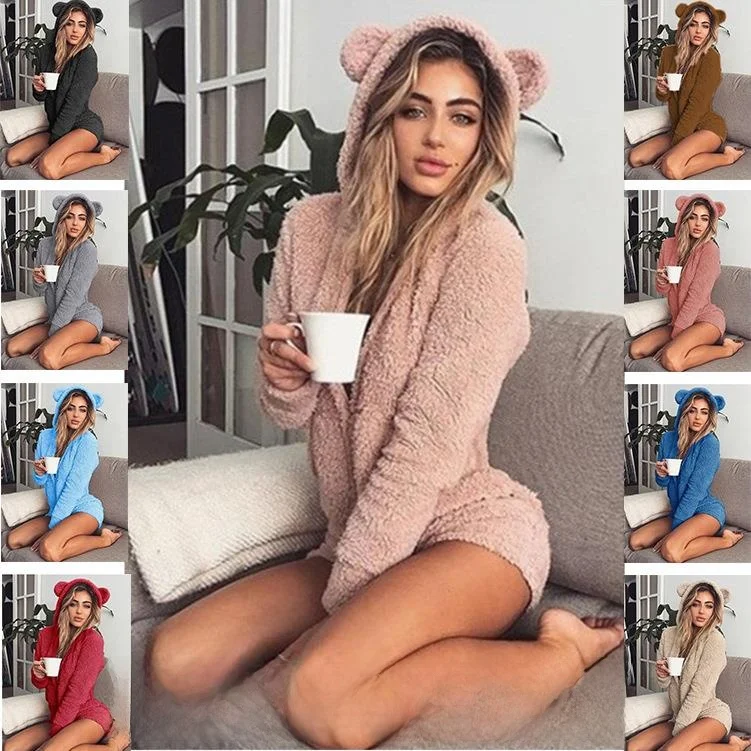 Hooded Long Sve Plu Jumpsuit Low Waist Five Length Polyester Fiber Thiened Winter Women's Onesie Suit Commute Sle
Hooded Long Sve Plu Jumpsuit Low Waist Five Length Polyester Fiber Thiened Winter Women's Onesie Suit Commute Sle