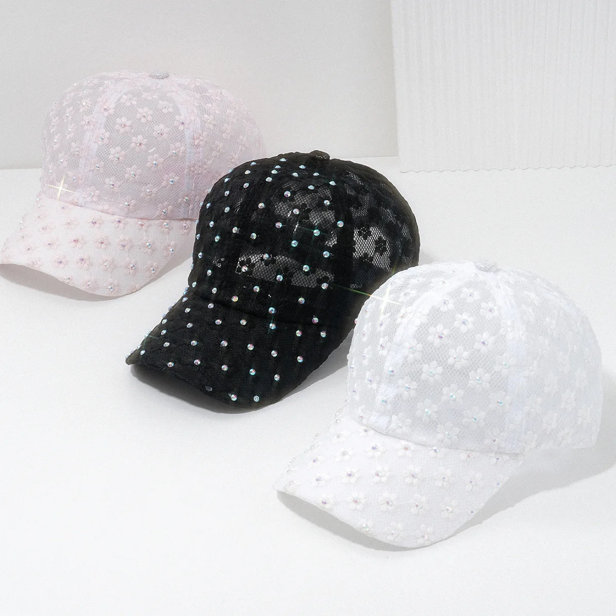 Women's Cap Sunscreen Hat Diamond Star Simple Shiny Personalized Versatile Peaked Cap Girls Hollowed Out Flower Shaped Pearls
Women's Cap Sunscreen Hat Diamond Star Simple Shiny Personalized Versatile Peaked Cap Girls Hollowed Out Flower Shaped Pearls