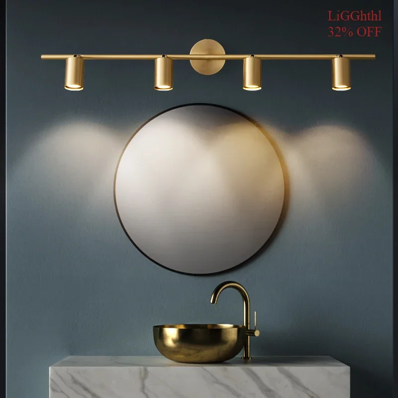 Industrial Brass Mirror Front Light LED Black Copper Sconce Light Classic Creative Decor Vanity Fixture Make-up Bathroom
Industrial Brass Mirror Front Light LED Black Copper Sconce Light Classic Creative Decor Vanity Fixture Make-up Bathroom