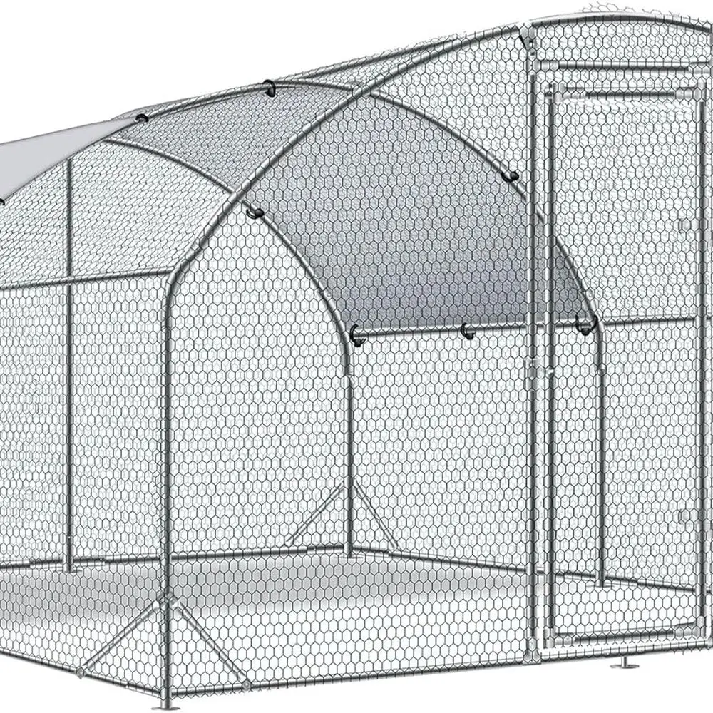 Металлический курятник шириной 9 футов x 13 футов длиной x высотой 6,5 футов с проволочной сеткой с тремя поддержками, устойчивый к ультрафиолетовому излучению и водонепроницаемый чехол для использования на открытом воздухе
Металлический курятник шириной 9 футов x 13 футов длиной x высотой 6,5 футов с проволочной сеткой с тремя поддержками, устойчивый к ультрафиолетовому излучению и водонепроницаемый чехол для использования на открытом воздухе