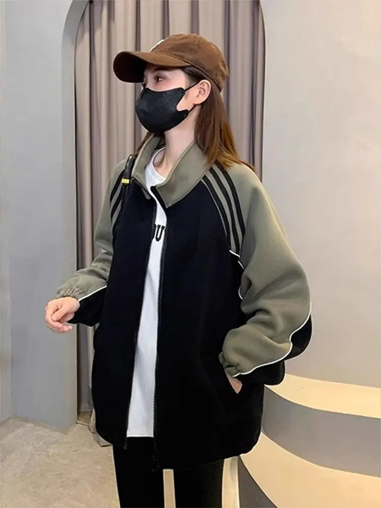 Свободные футболки в американском стиле ретро, бейсбольный джет, женский весенний новый тонкий повседневный свитшот, открытый кардиган на подкладке Fce
Свободные футболки в американском стиле ретро, бейсбольный джет, женский весенний новый тонкий повседневный свитшот, открытый кардиган на подкладке Fce