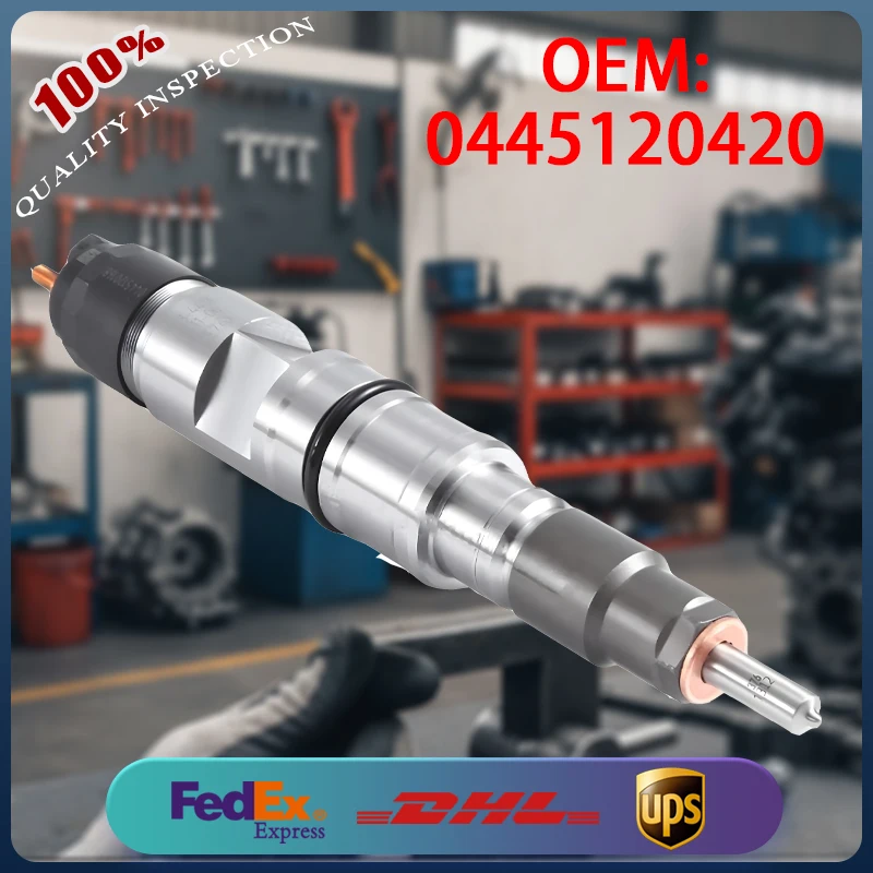 High Pressure Diesel Injector 0445120420 Common Rail Injection Nozzle Assembly Engineering Machinery Heavy Vehicle Engine Spare
High Pressure Diesel Injector 0445120420 Common Rail Injection Nozzle Assembly Engineering Machinery Heavy Vehicle Engine Spare