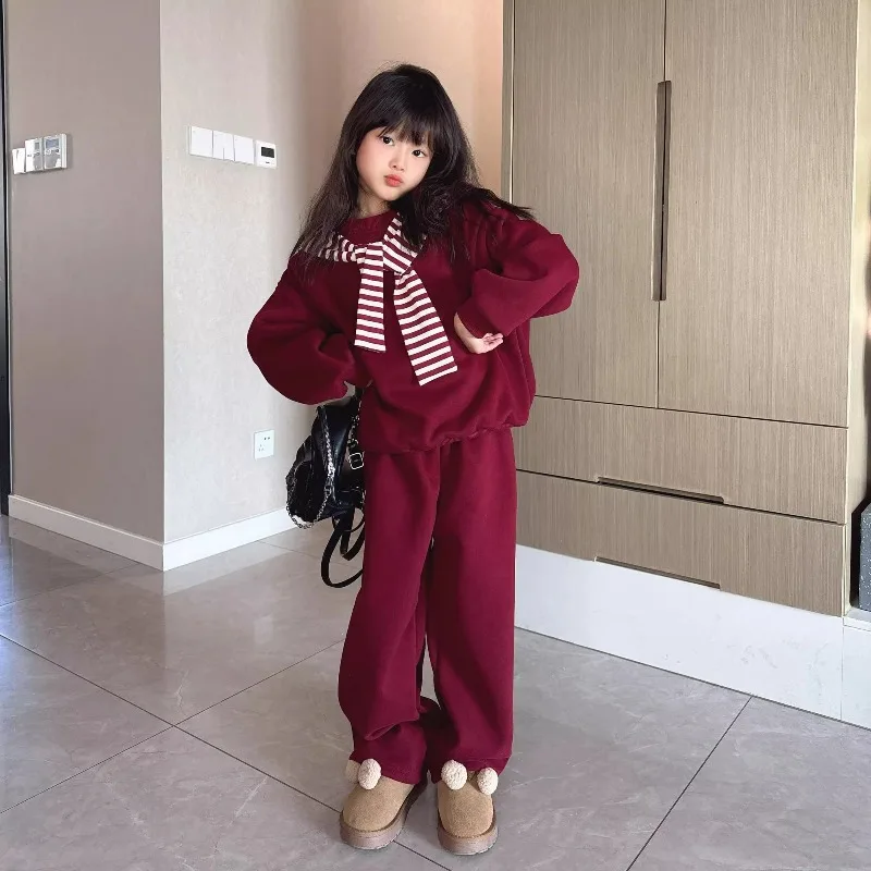 Winter Clothes Autumn Wear 2025 Girl Clothing Girls's Sets Sweatshirt Set Casual Two-piece Hoodie Shawl Top & Pants 2-Piece Kids
Winter Clothes Autumn Wear 2025 Girl Clothing Girls's Sets Sweatshirt Set Casual Two-piece Hoodie Shawl Top & Pants 2-Piece Kids