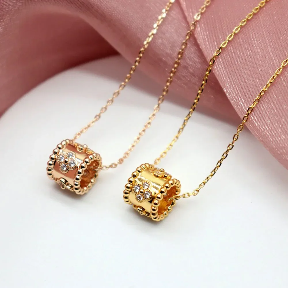 New Fashion Kaleidoscope Necklace Copper Plated 18K Gold Light Luxury Jewellery Ladies Necklace Gifts
New Fashion Kaleidoscope Necklace Copper Plated 18K Gold Light Luxury Jewellery Ladies Necklace Gifts
