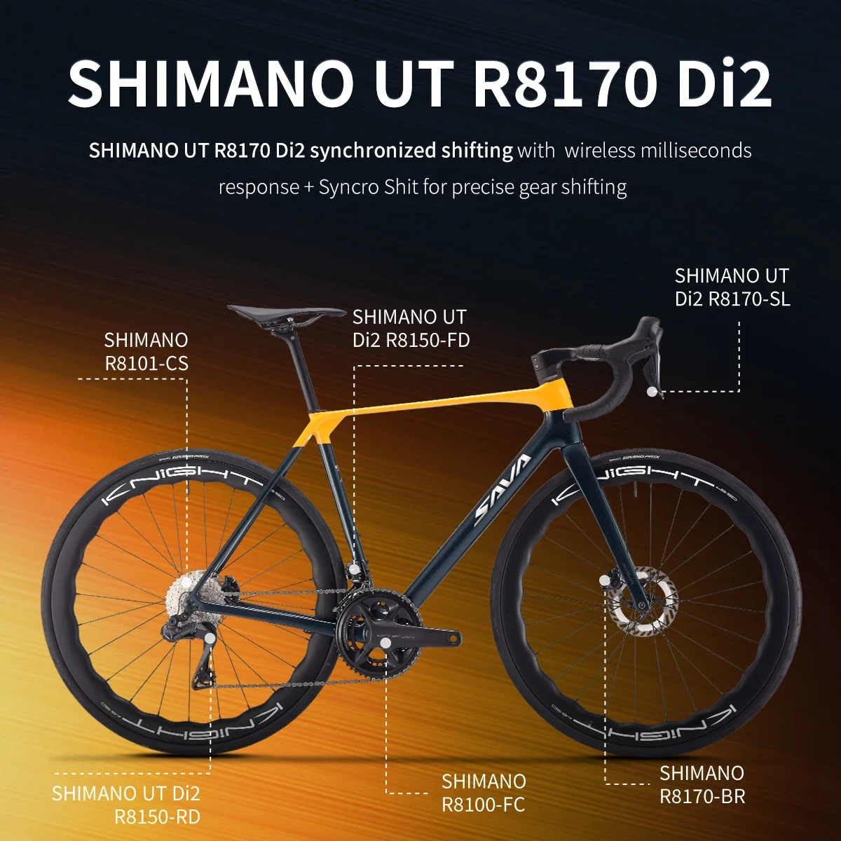 SAVA AEROX SLR8 Full Carbon Fiber Racing Road Bike with SHIMAN0 Ultegra 8170 Di2 Kit UCI&CE Approved High Performance road bike
SAVA AEROX SLR8 Full Carbon Fiber Racing Road Bike with SHIMAN0 Ultegra 8170 Di2 Kit UCI&CE Approved High Performance road bike