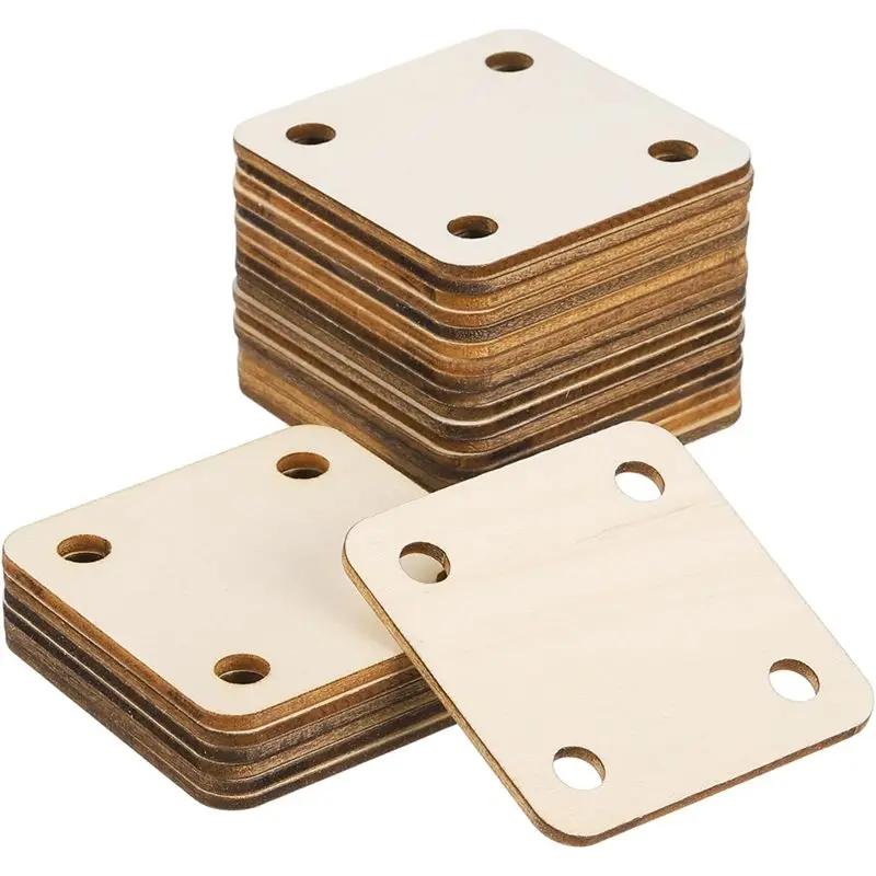 A53Q-Wooden Weave Card Set Of 36 Pieces-2X2 Inch Square 4-Hole Tablets For DIY For Knitting Tool Kits Supplies A
A53Q-Wooden Weave Card Set Of 36 Pieces-2X2 Inch Square 4-Hole Tablets For DIY For Knitting Tool Kits Supplies A