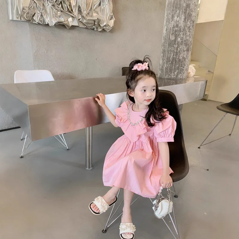 Girls' Summer Dress New Sweet Puff Sleeve Princess Dress for Toddlers and Young Girls Wholesale
Girls' Summer Dress New Sweet Puff Sleeve Princess Dress for Toddlers and Young Girls Wholesale