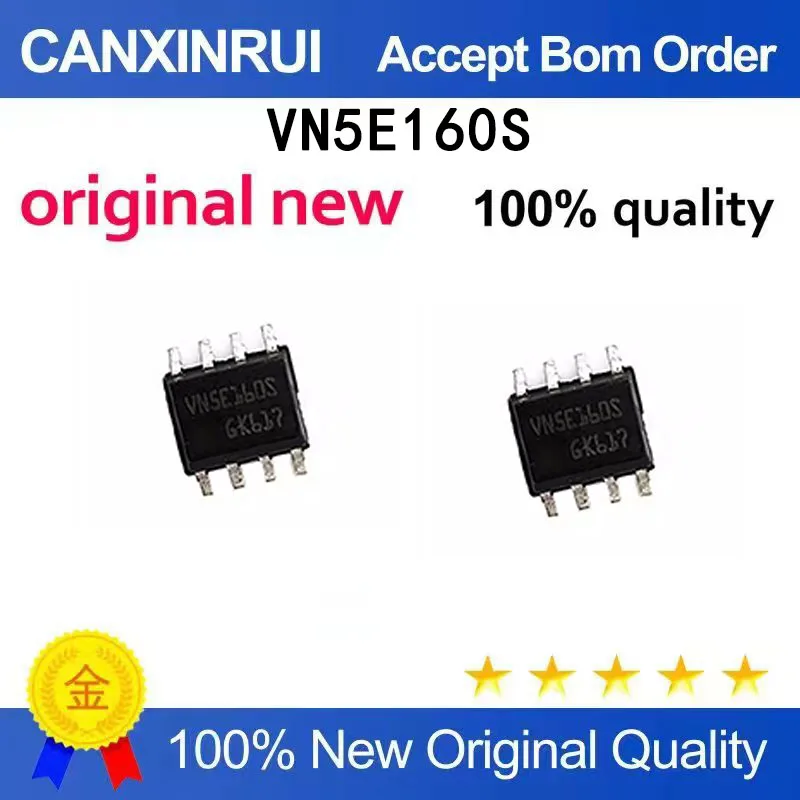 (5-100 pieces)New VN5E160STR-E silk screen VN5E160S package SOP8 power electronic switch chip IC
(5-100 pieces)New VN5E160STR-E silk screen VN5E160S package SOP8 power electronic switch chip IC