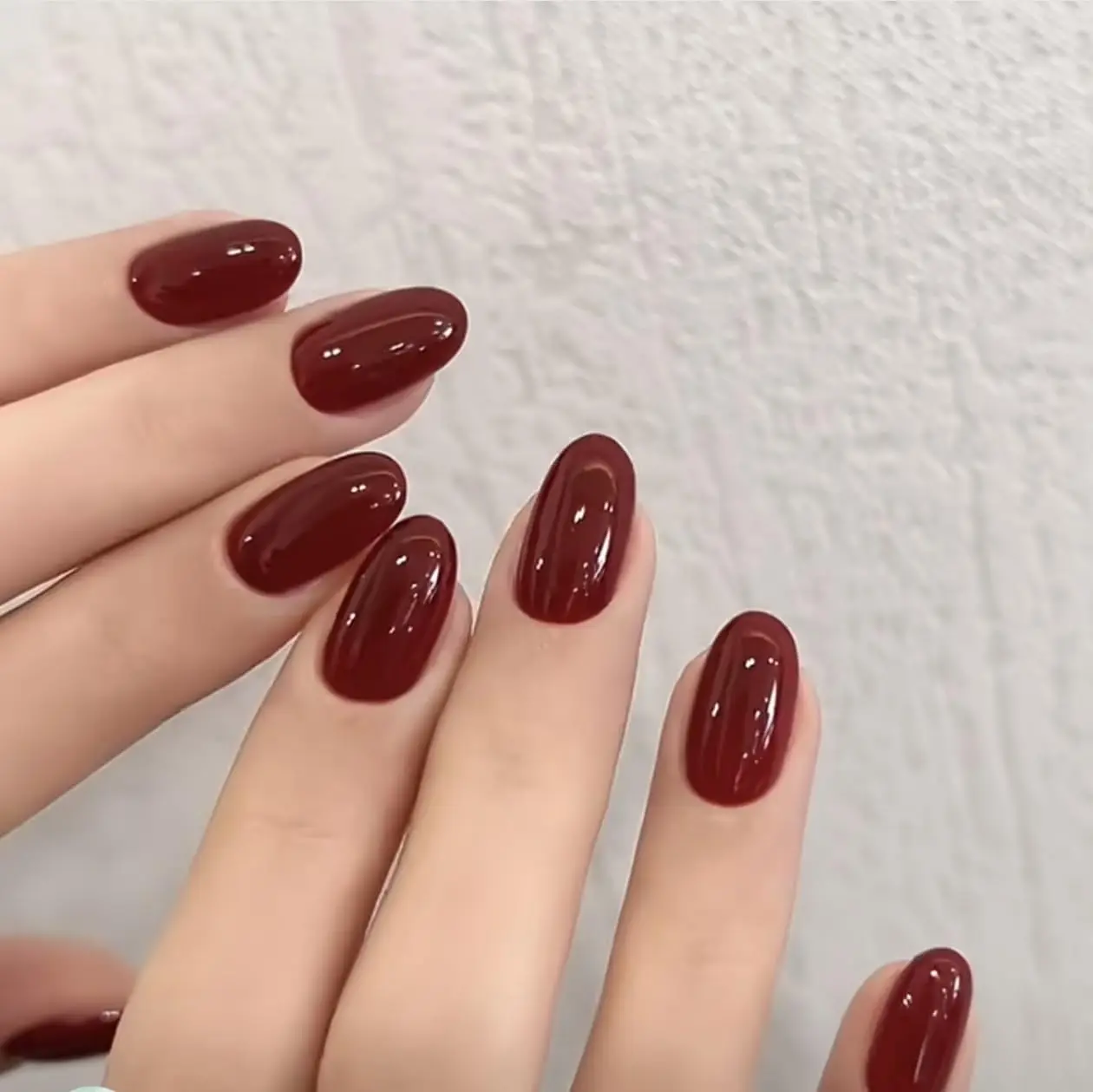 Dark Red Short Press On Nails, Oval Fake Nails with Glue, 32pcs 16 Sizes, Cherry Style for Women
Dark Red Short Press On Nails, Oval Fake Nails with Glue, 32pcs 16 Sizes, Cherry Style for Women