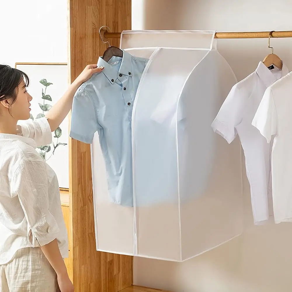 Garment Cover For Hanging Clothes Large Peva Translucent Clothing Dustproof Cover Bags For Closet Storage Clothes Storage
Garment Cover For Hanging Clothes Large Peva Translucent Clothing Dustproof Cover Bags For Closet Storage Clothes Storage