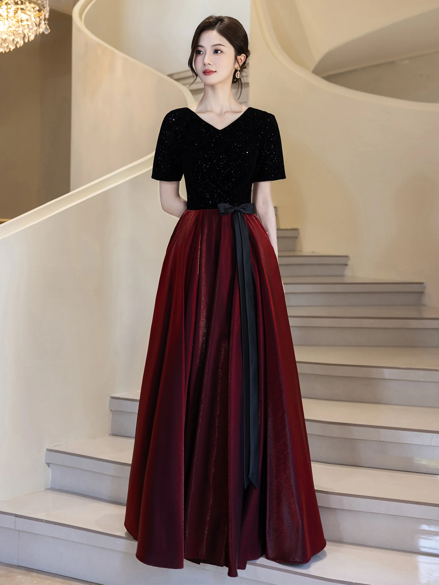 Ele Evening Gown Women's High-End Sensation Lightweight Luxury Small ence Host Banquet Year End Par Chorus Performa...
Ele Evening Gown Women's High-End Sensation Lightweight Luxury Small ence Host Banquet Year End Par Chorus Performa...