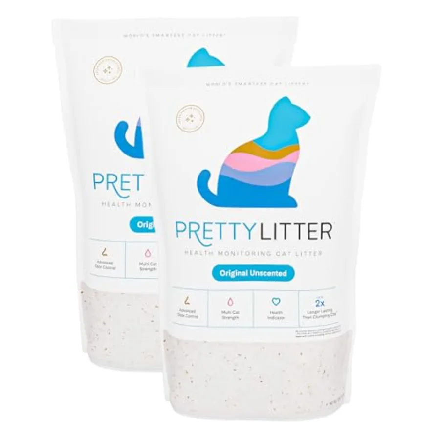 Health Monitoring Cat Litter,Non Clumping Lightweight and Low Tracking, Color Changing Silica Gel Crystals, Advanced Odor Contr
Health Monitoring Cat Litter,Non Clumping Lightweight and Low Tracking, Color Changing Silica Gel Crystals, Advanced Odor Contr