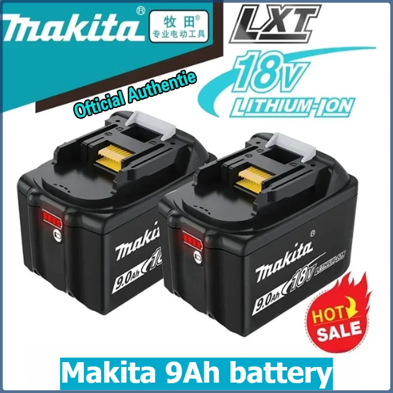 Origina 18V Makita 9Ah Powerful tool battery+charger, BL1840 BL1830B BL1830B power tool battery, Makita rechargeable battery
Origina 18V Makita 9Ah Powerful tool battery+charger, BL1840 BL1830B BL1830B power tool battery, Makita rechargeable battery