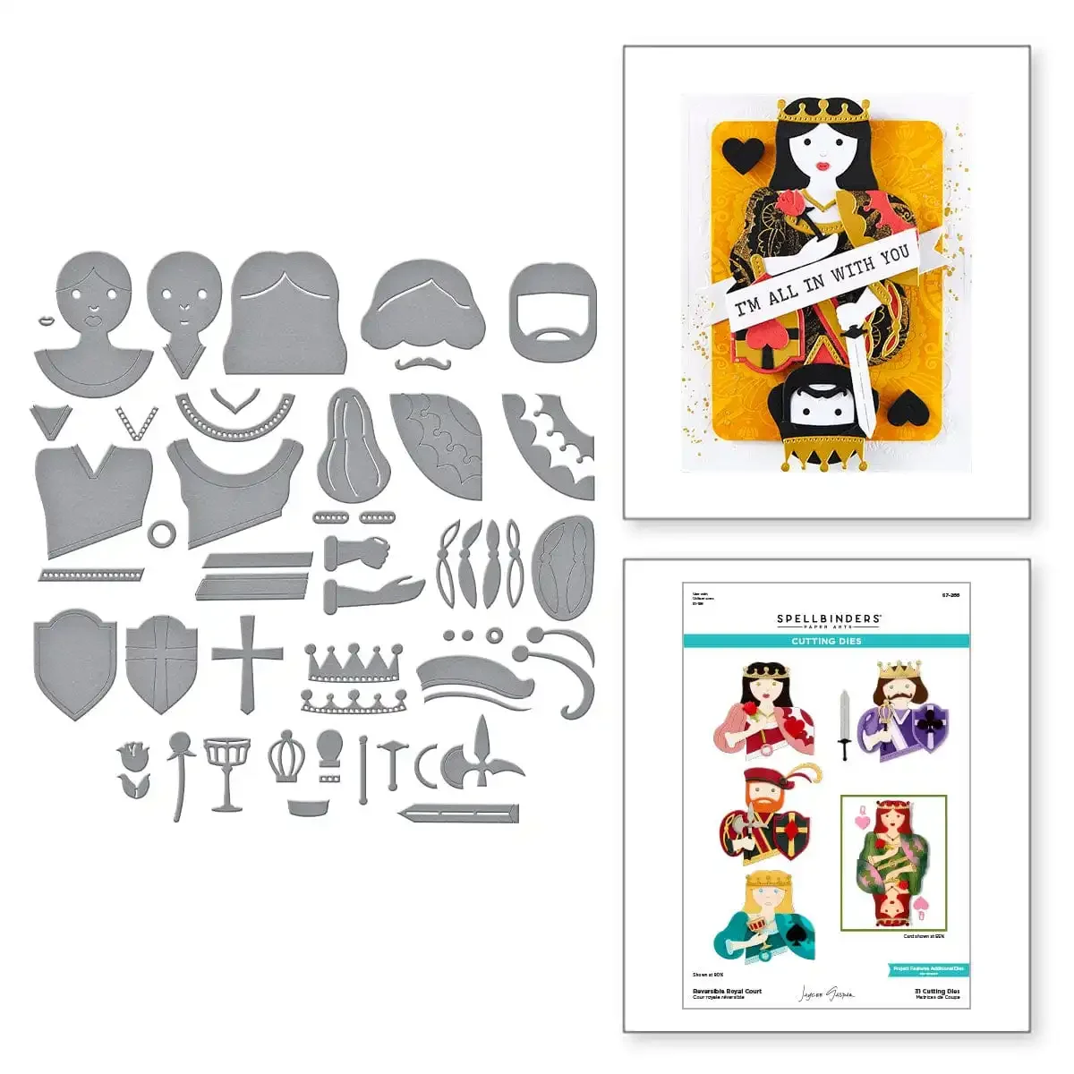 King Queen Poker Metal Cutting Dies for DIY Scrapbooking Crafts Dies Cut Stencils Maker Photo Album Template Handmade Decoration
King Queen Poker Metal Cutting Dies for DIY Scrapbooking Crafts Dies Cut Stencils Maker Photo Album Template Handmade Decoration