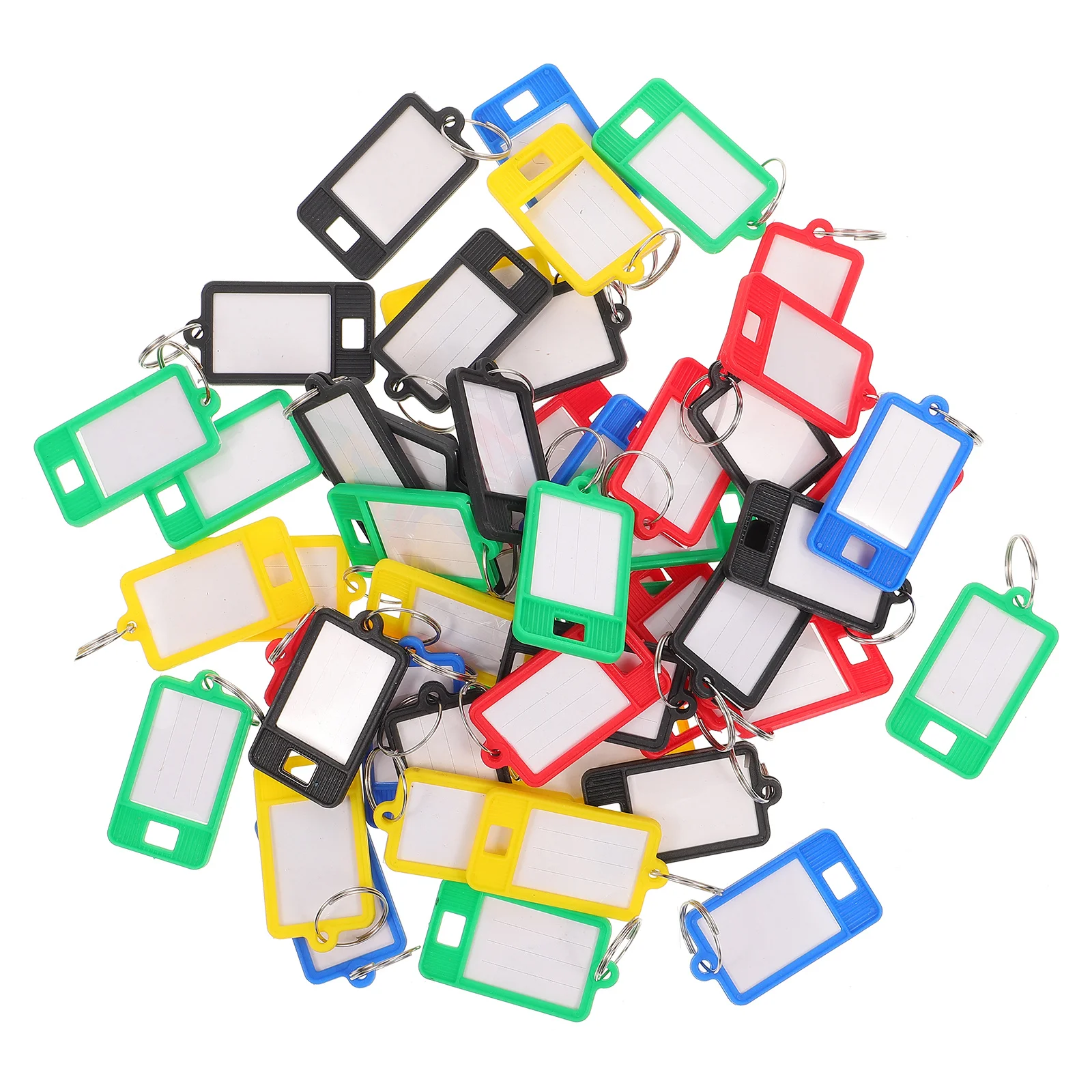 50Pcs Multi Color Plastic Key Tags Key Id Labels with Paper Insert Strong Rings for Keys Luggage Memory Sticks Landlord
50Pcs Multi Color Plastic Key Tags Key Id Labels with Paper Insert Strong Rings for Keys Luggage Memory Sticks Landlord