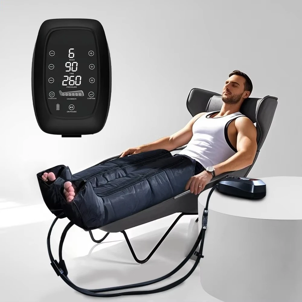 Professional 4 Chamber Air Compression Sports Recovery Boots Therapy Massage Legs System for Athletes Compress Leg
Professional 4 Chamber Air Compression Sports Recovery Boots Therapy Massage Legs System for Athletes Compress Leg