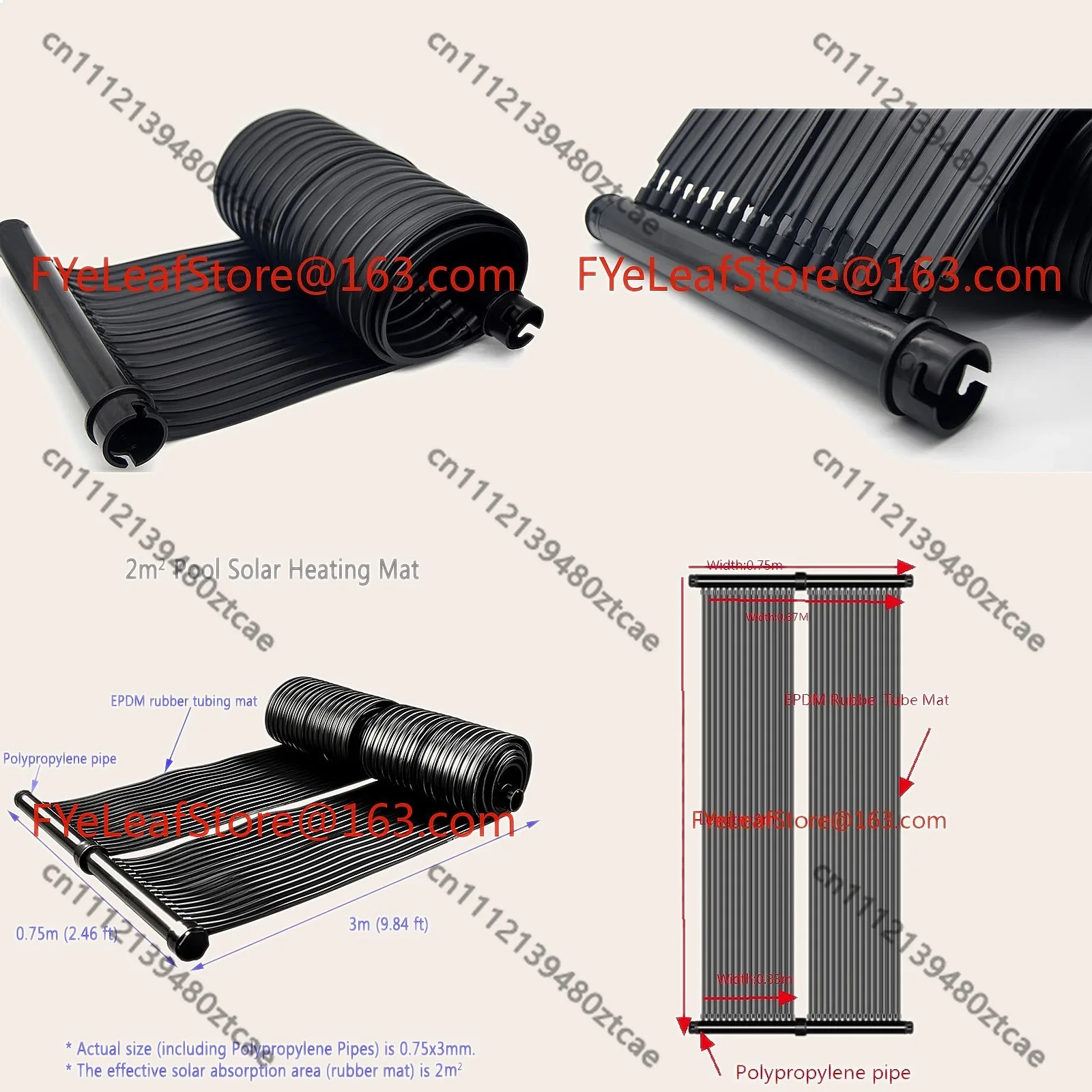 High Performance Solar Pool Heating Mat for Swimming Pool Heating System
High Performance Solar Pool Heating Mat for Swimming Pool Heating System