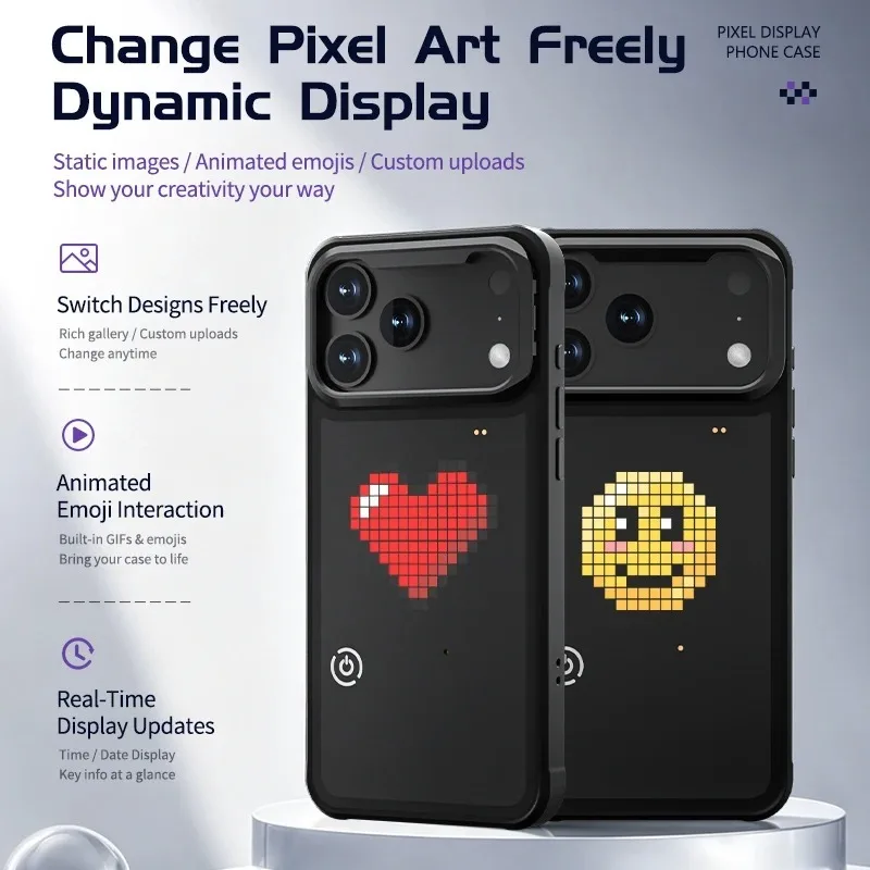 Intelligent Pixel Illuminated Custom Pattern Case for IPhone 15 16 17 Pro Max with Stand Anti Drop Personalized Trendy Case
Intelligent Pixel Illuminated Custom Pattern Case for IPhone 15 16 17 Pro Max with Stand Anti Drop Personalized Trendy Case