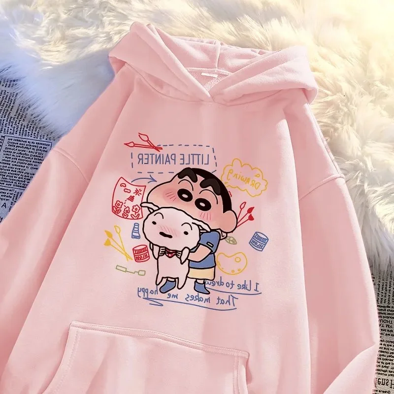 Crayon Shin-Chan Kawaii Anime Hoodie Top Cute Cartoon Girl Heart Thickening Fashion Loose and Versatile Tops Gifts for Girls
Crayon Shin-Chan Kawaii Anime Hoodie Top Cute Cartoon Girl Heart Thickening Fashion Loose and Versatile Tops Gifts for Girls