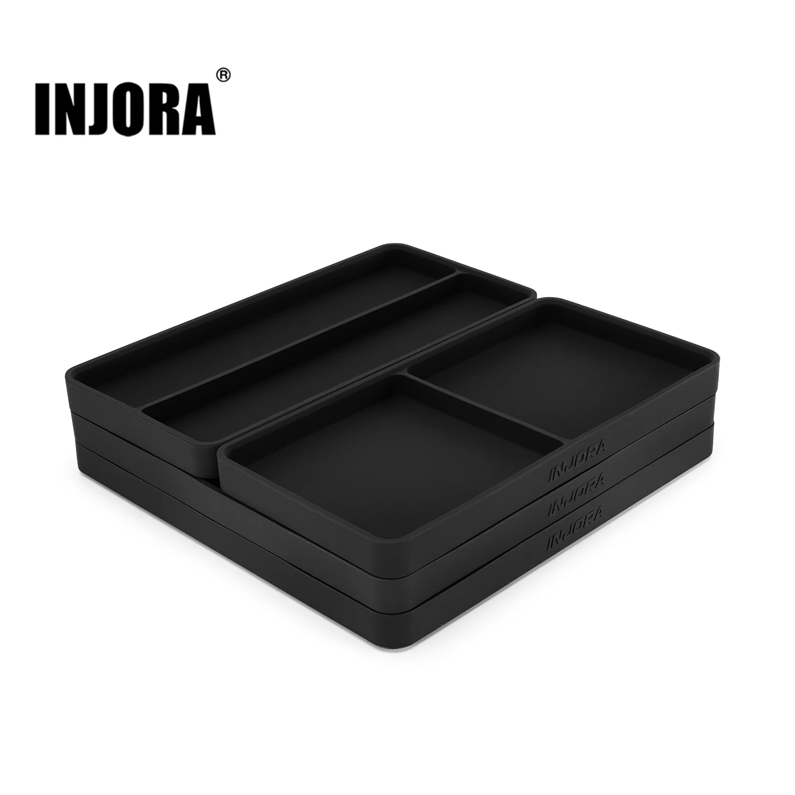INJORA Multi-Compartment 3-tier Stackable Silicone Parts Tray (160*160mm)
INJORA Multi-Compartment 3-tier Stackable Silicone Parts Tray (160*160mm)