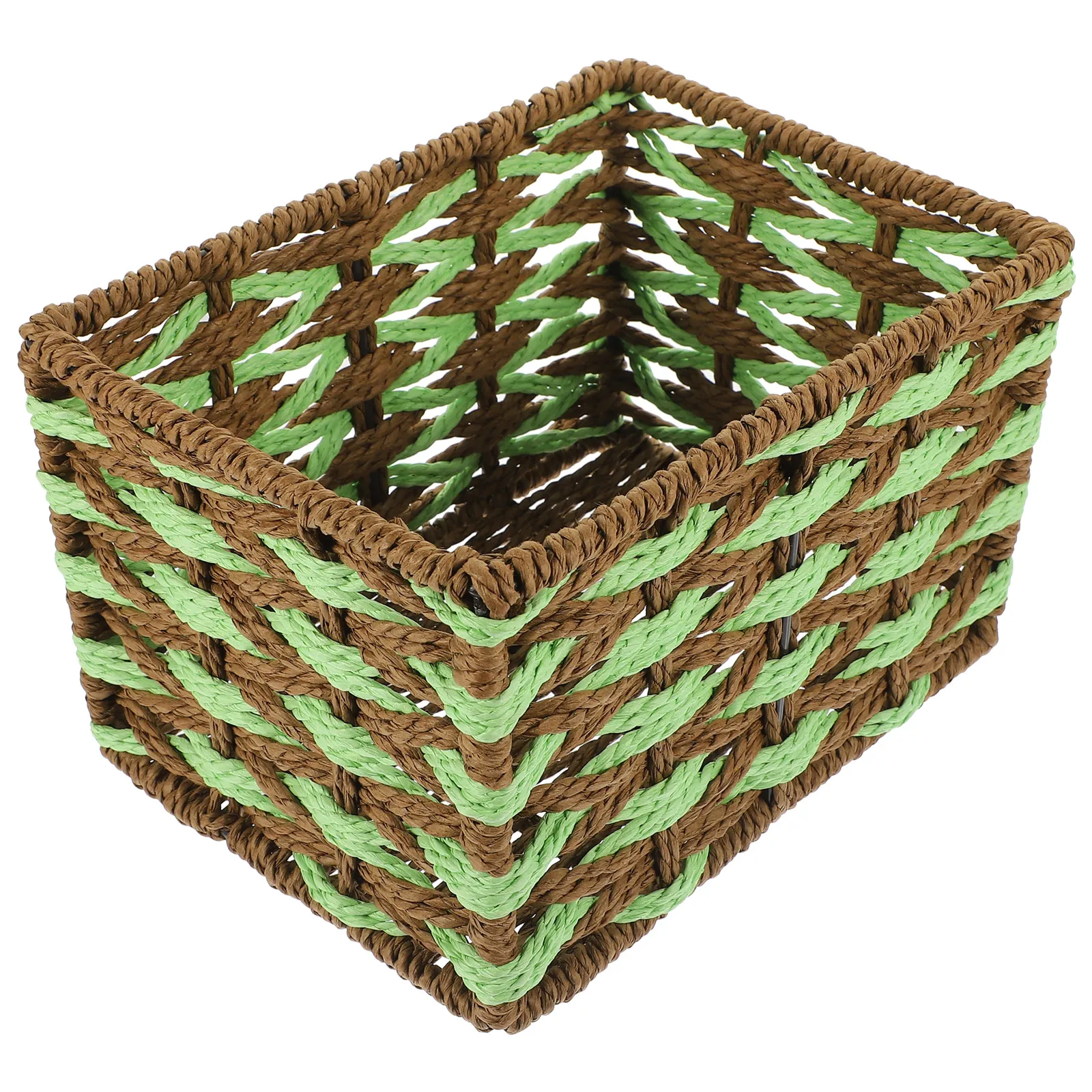 Snack Fruit Storage Basket Paper Rope Woven Bins Decorative Boxes Home Kitchen Bedroom Bathroom Office Multi Functional
Snack Fruit Storage Basket Paper Rope Woven Bins Decorative Boxes Home Kitchen Bedroom Bathroom Office Multi Functional