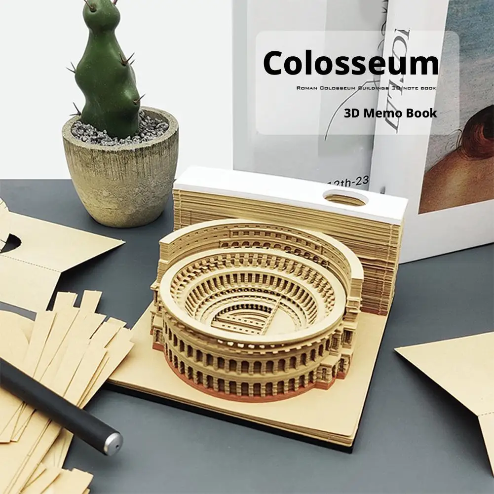 Настольный календарь на 2026 год, 3D римские Колизей, еженедельный календарь, отрывной календарь, резьба по бумаге, художественный блокнот, блокнот, подарки
Настольный календарь на 2026 год, 3D римские Колизей, еженедельный календарь, отрывной календарь, резьба по бумаге, художественный блокнот, блокнот, подарки