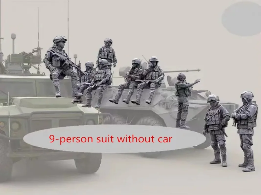 1/35 Scale Resin Figure Model Kits Russian Special Forces Soldiers 9 Figures Hobby Miniatures Unassambled and Unpainted S238
1/35 Scale Resin Figure Model Kits Russian Special Forces Soldiers 9 Figures Hobby Miniatures Unassambled and Unpainted S238