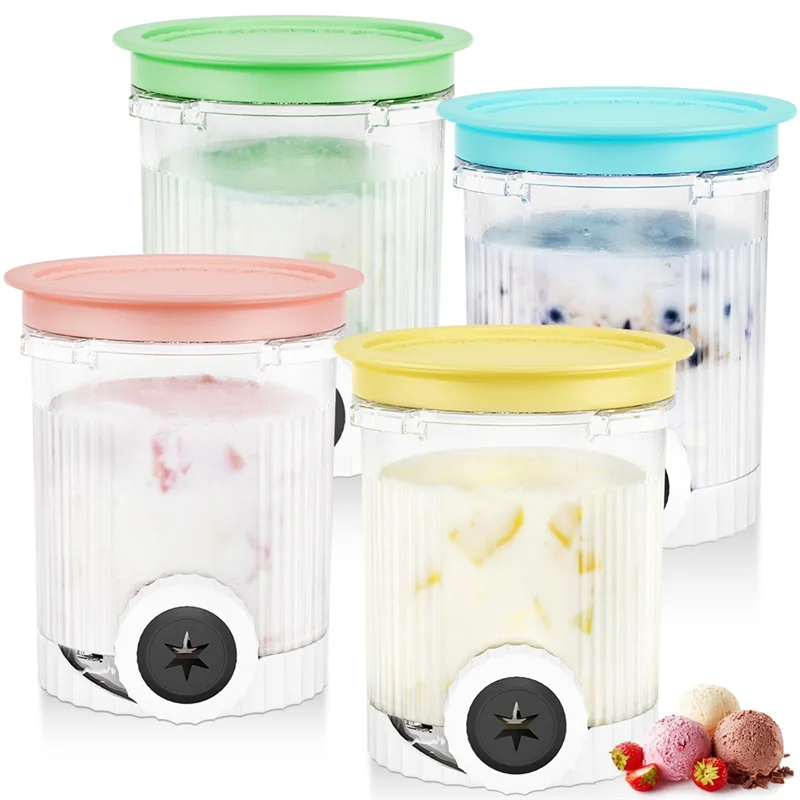 A27F-Cream Swirl Pints Containers(4-Pack) For Ninja Ice Cream Maker NC700, Suitable For Ninja Swirl Soft-Serve Machines
A27F-Cream Swirl Pints Containers(4-Pack) For Ninja Ice Cream Maker NC700, Suitable For Ninja Swirl Soft-Serve Machines