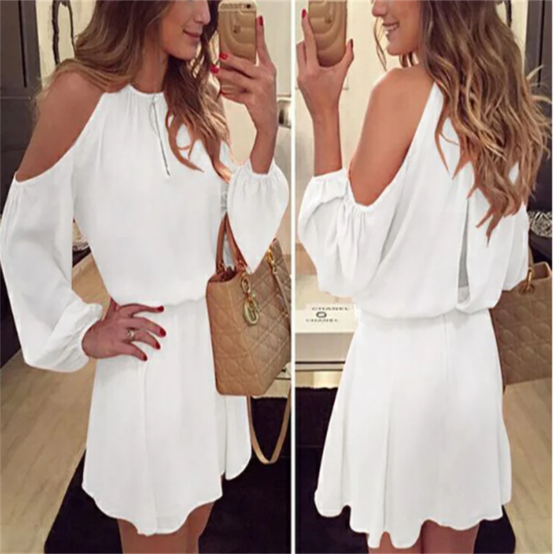 Women White Green Chiffon Dresses Long Sleeve A-Line Pullover Dress O Neck Elegant Dress Women Vestido
Women White Green Chiffon Dresses Long Sleeve A-Line Pullover Dress O Neck Elegant Dress Women Vestido