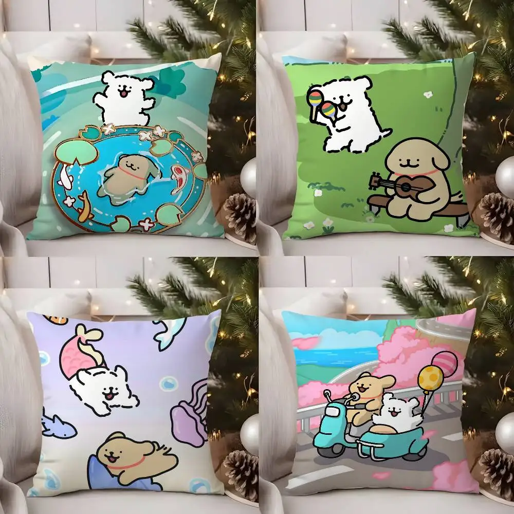 Корейская линия P-Puppy наволочка для офиса, дивана, спинка стула в общежитии, короткая плюшевая домашняя наволочка с двусторонним принтом
Корейская линия P-Puppy наволочка для офиса, дивана, спинка стула в общежитии, короткая плюшевая домашняя наволочка с двусторонним принтом