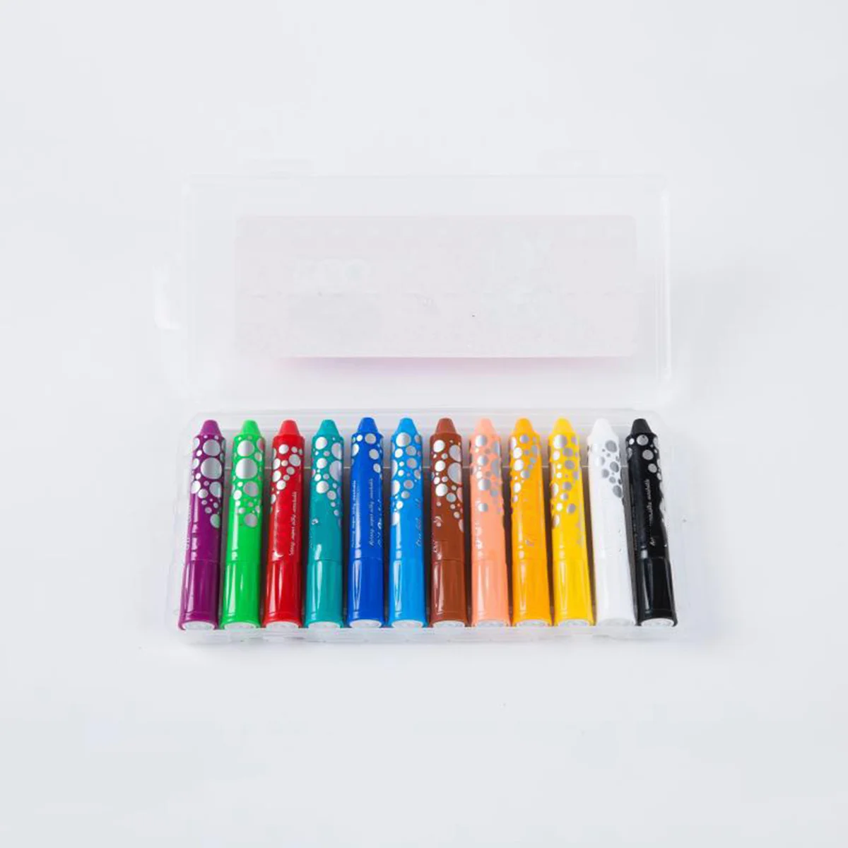 12Pcs Kids Crayon Pens Set Washable for Watercolor Gouache Drawing Easy to Clean Xmas Present Crayon Set
12Pcs Kids Crayon Pens Set Washable for Watercolor Gouache Drawing Easy to Clean Xmas Present Crayon Set