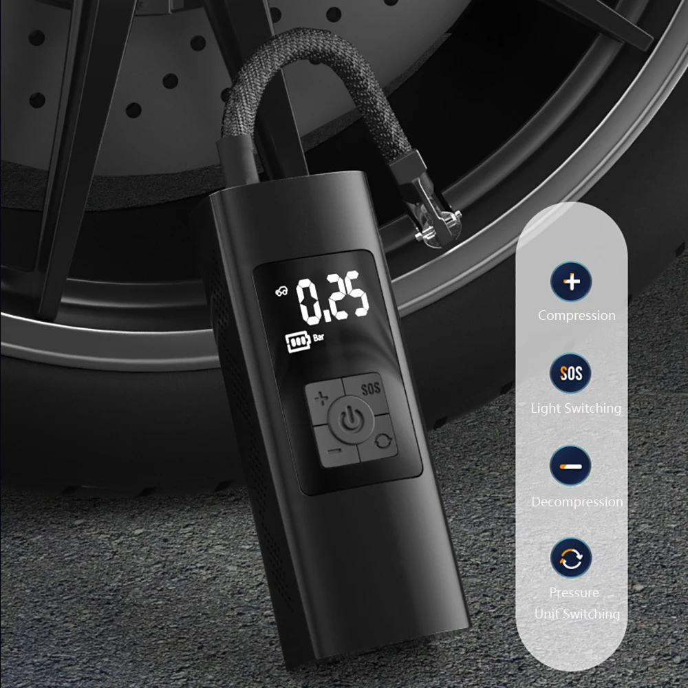 Corded Car Tire Inflator Portable Air Compressor Air Pump Electric Inflation Mini Car Tire Pump for Car Motorcycle Bike Balls
Corded Car Tire Inflator Portable Air Compressor Air Pump Electric Inflation Mini Car Tire Pump for Car Motorcycle Bike Balls