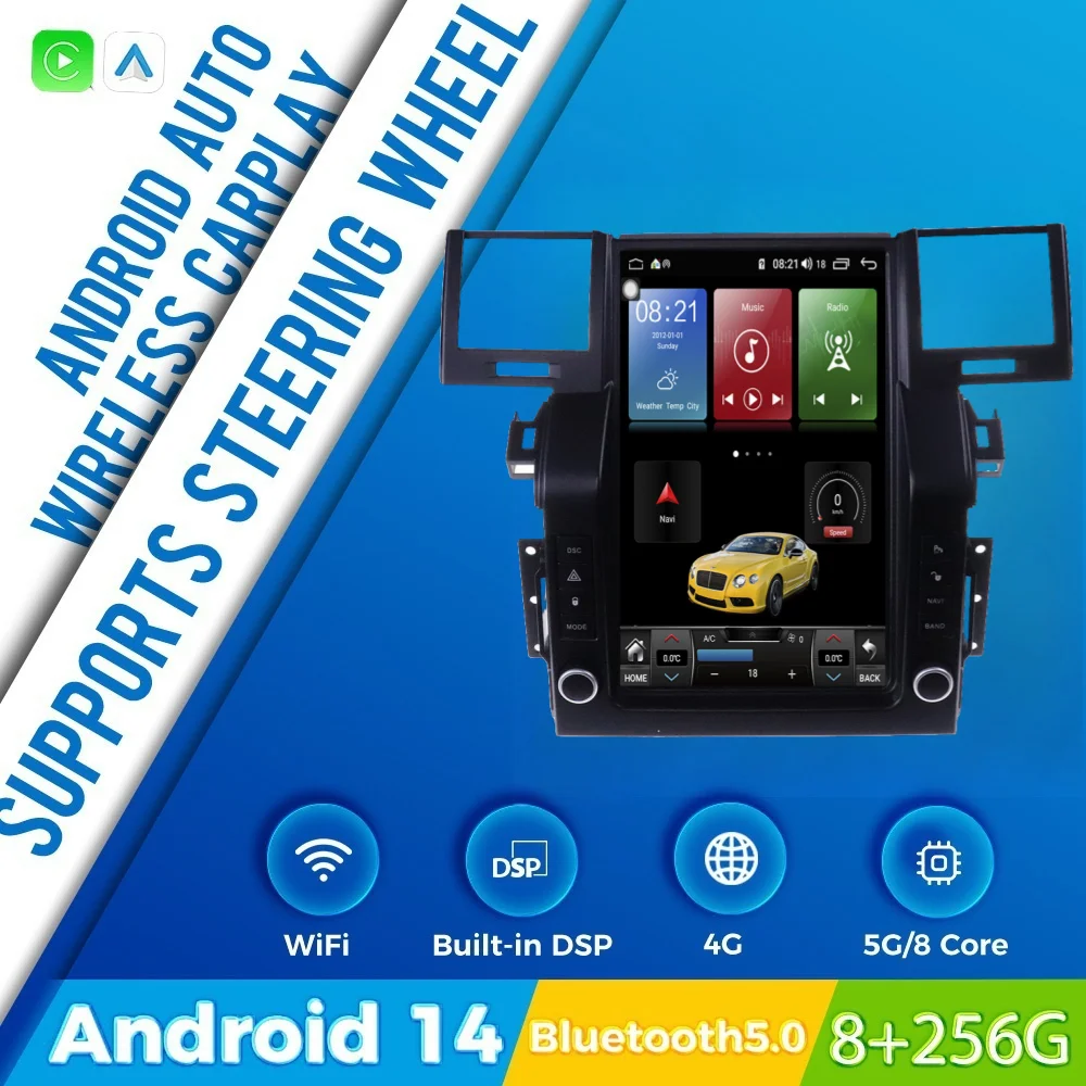 Auto Radio 12.1Inches Android 14 Car Multimedia Radio Player For Land Range Rover Sport 2005-2009 Auto Stereo GPS Navigation
Auto Radio 12.1Inches Android 14 Car Multimedia Radio Player For Land Range Rover Sport 2005-2009 Auto Stereo GPS Navigation
