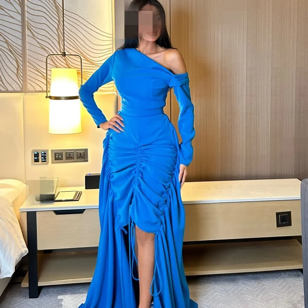 Jiayigong Sparkle Prom Jersey Pleat Formal Evening Sheath One-shoulder Bespoke Occasion Gown Midi Dresses
Jiayigong Sparkle Prom Jersey Pleat Formal Evening Sheath One-shoulder Bespoke Occasion Gown Midi Dresses