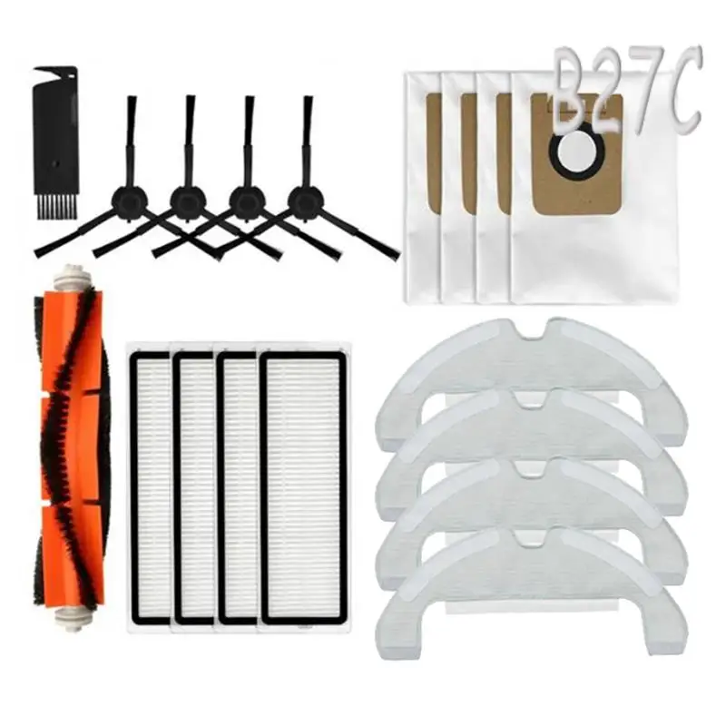 18PCS Accessories Kit For Dreame D10S Plus / RLS6AD Robot Vacuum Cleaner Main Side Brushes Filter Mop Cloth Dust Bags-B27C
18PCS Accessories Kit For Dreame D10S Plus / RLS6AD Robot Vacuum Cleaner Main Side Brushes Filter Mop Cloth Dust Bags-B27C