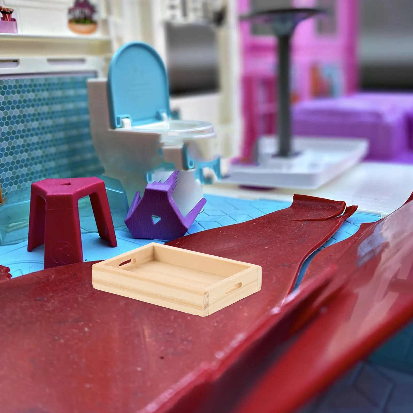 Miniature Wooden Tray Decorative Mini House Ornament Exquisite Detail Living Room Bedroom Kitchen Scene Decoration
Miniature Wooden Tray Decorative Mini House Ornament Exquisite Detail Living Room Bedroom Kitchen Scene Decoration