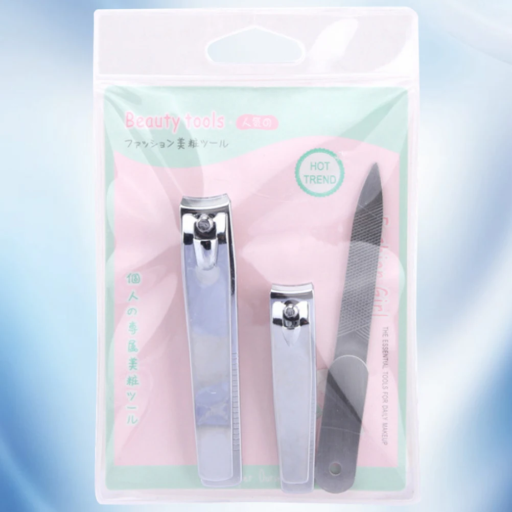 3pcs Nail Trimmer Set Durable Stainless Steel Manicure Tools Curved Edge Pedicure Kit Silver Clippers File King
3pcs Nail Trimmer Set Durable Stainless Steel Manicure Tools Curved Edge Pedicure Kit Silver Clippers File King