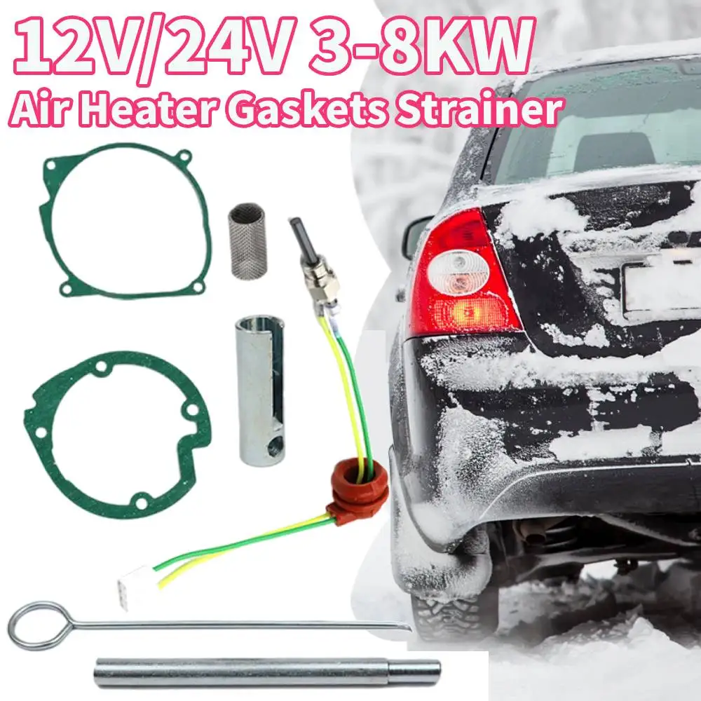 Ремкомплект системы отопления автомобиля, 7 шт., прокладки для автомобильного воздухонагревателя, сетчатый фильтр 12 В/24 В, 3-8 кВт, светящийся штифт, керамическая вилка, китайский обогреватель для каравана
Ремкомплект системы отопления автомобиля, 7 шт., прокладки для автомобильного воздухонагревателя, сетчатый фильтр 12 В/24 В, 3-8 кВт, светящийся штифт, керамическая вилка, китайский обогреватель для каравана