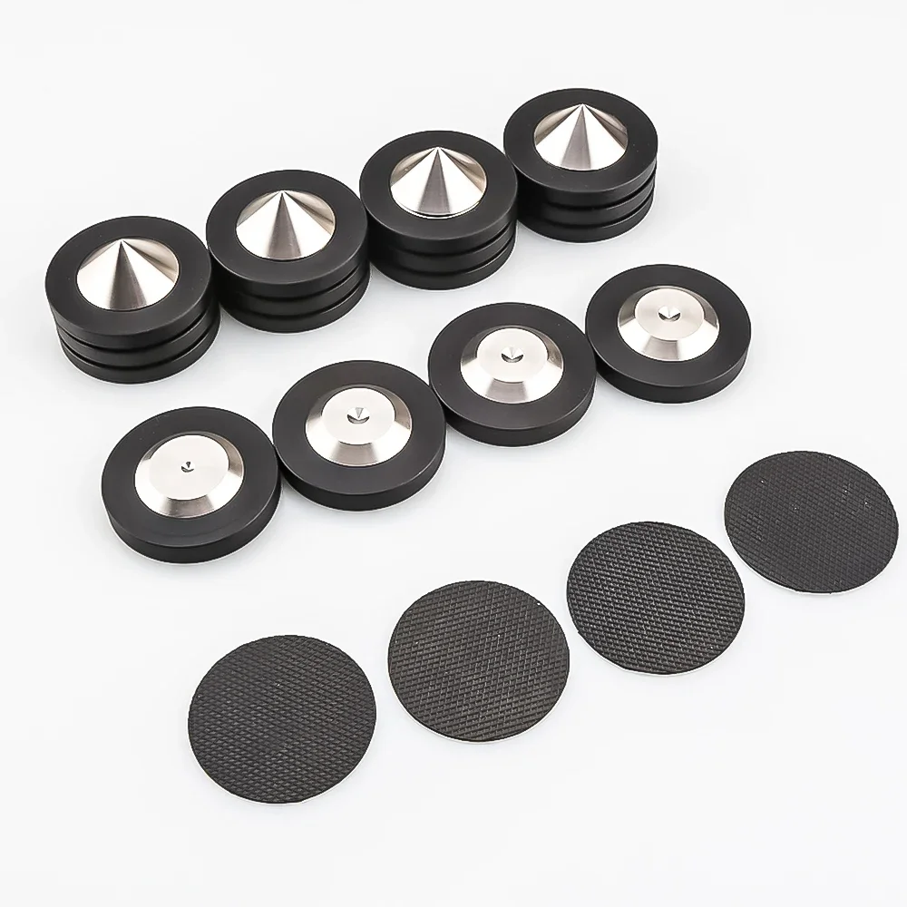 4 Sets Black Crystal Steel Dia 49mm Sound Isolation Feet Speaker Spikes, Audio Cones, HiFi Mounts Amplifier feet
4 Sets Black Crystal Steel Dia 49mm Sound Isolation Feet Speaker Spikes, Audio Cones, HiFi Mounts Amplifier feet